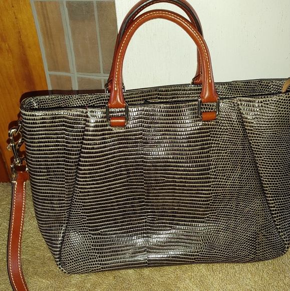 Dooney & Bourke Embossed Lizard Bag - Picture 7 of 15